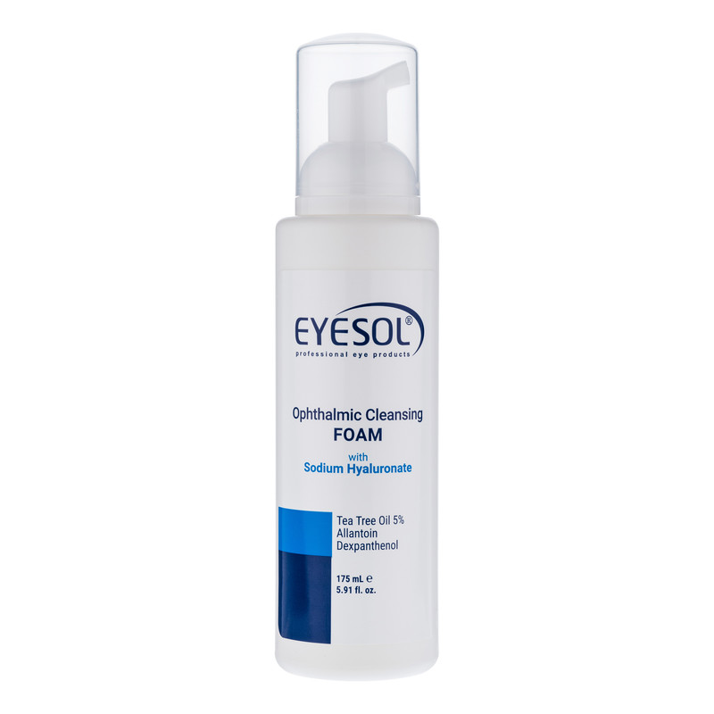 فوم شستشو پلک و مژه آیسول 175 میل Ophthalmic Cleansing Foam Eyesol