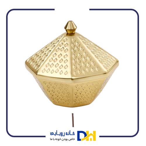 ظرف دربدار طلایی ایکیا GOKVÄLLA