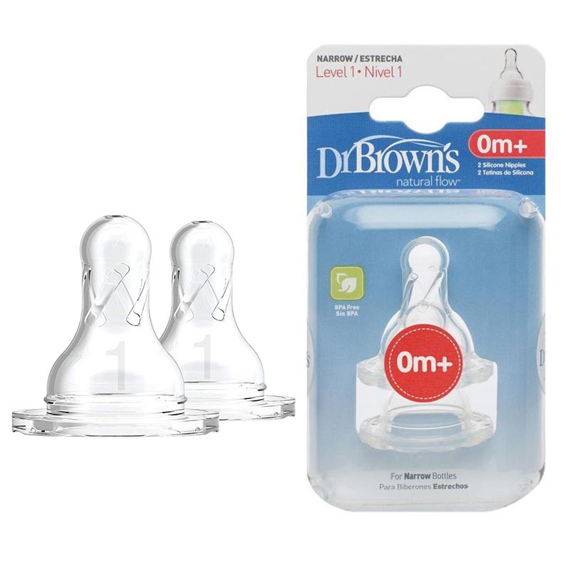 سرشیشه سیلیکونی باریک +0m دکتر براونز Dr Browns(اصل)