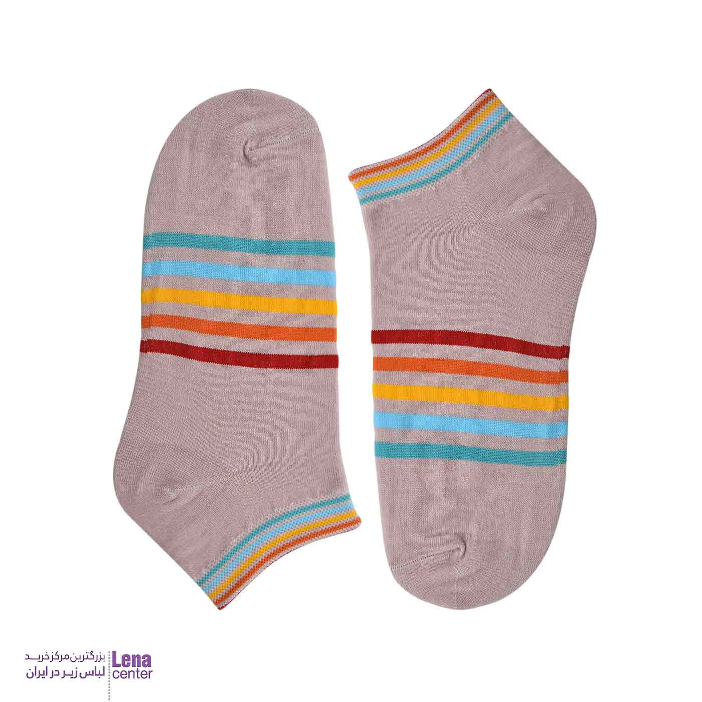 جوراب زنانه نخ پنبه مچی رینگی