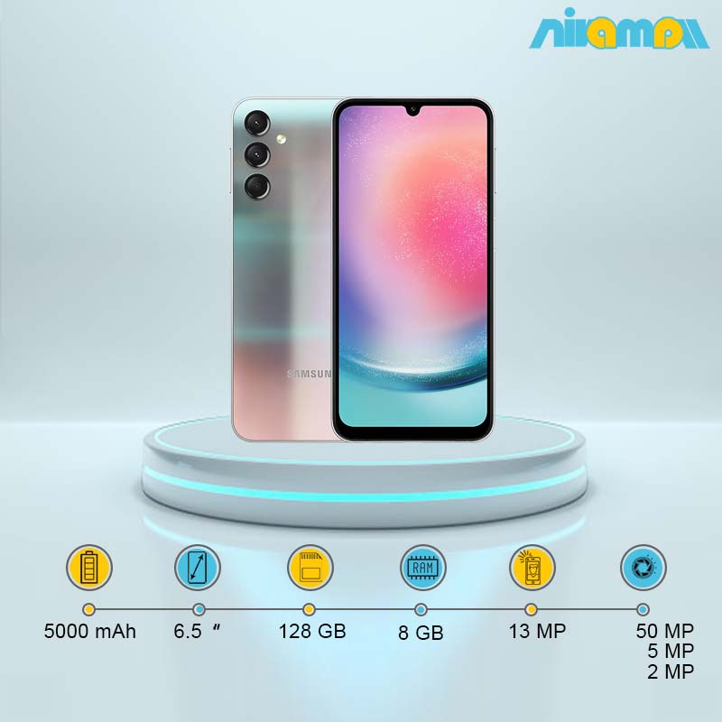 گوشی موبایل سامسونگ مدل Galaxy A24 ظرفیت 128 گیگابایت و رم 8 گیگابایت