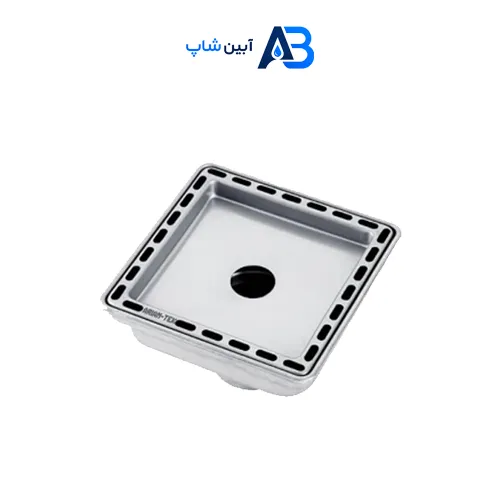 کفشور نقطه ای 12/5*12/5 سرامیک خور تمام استیل مدل آرین