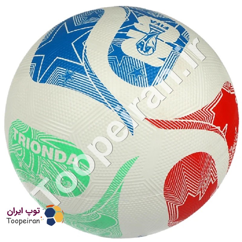 توپ فوتبال مدل جام جهانی 2026 لاستیکی سایز4