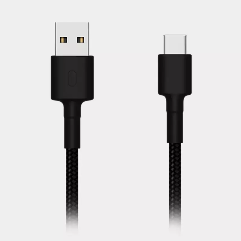 کابل Type C Braided شیائومی 30 سانتی متری Xiaomi Mi Type C Braided Cable 30cm SJX15ZM