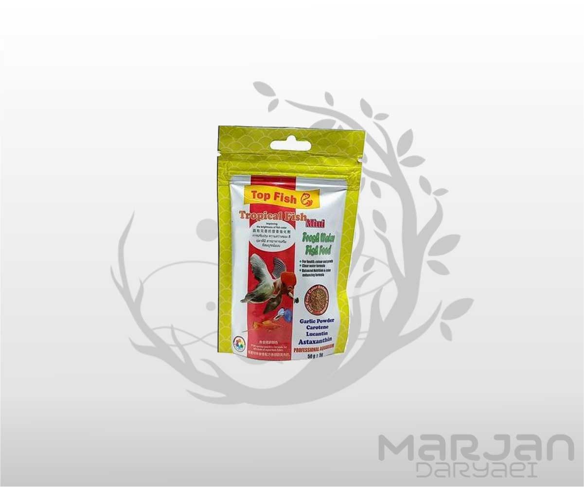 غذا پاکتی تاپ فیش ماهیان تروپیکال مینی