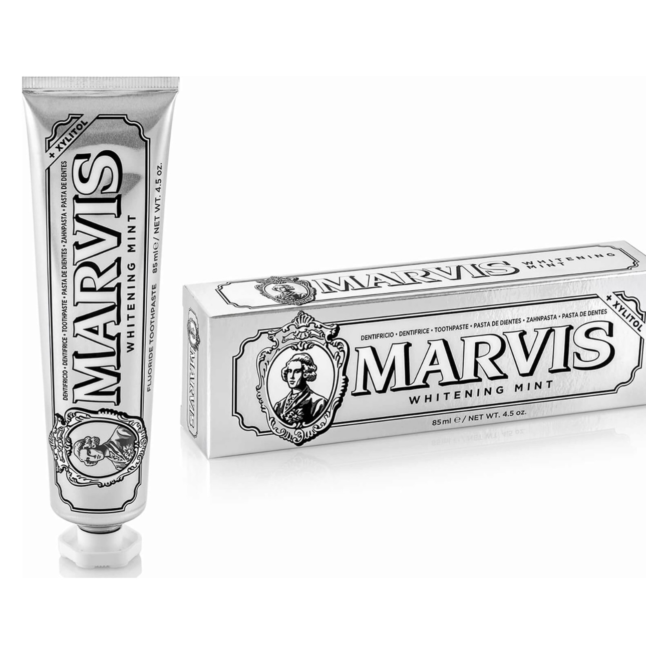 خمیر دندان سفید کننده مارویس نعنایی 85 میل MARVIS WHITENING MINT