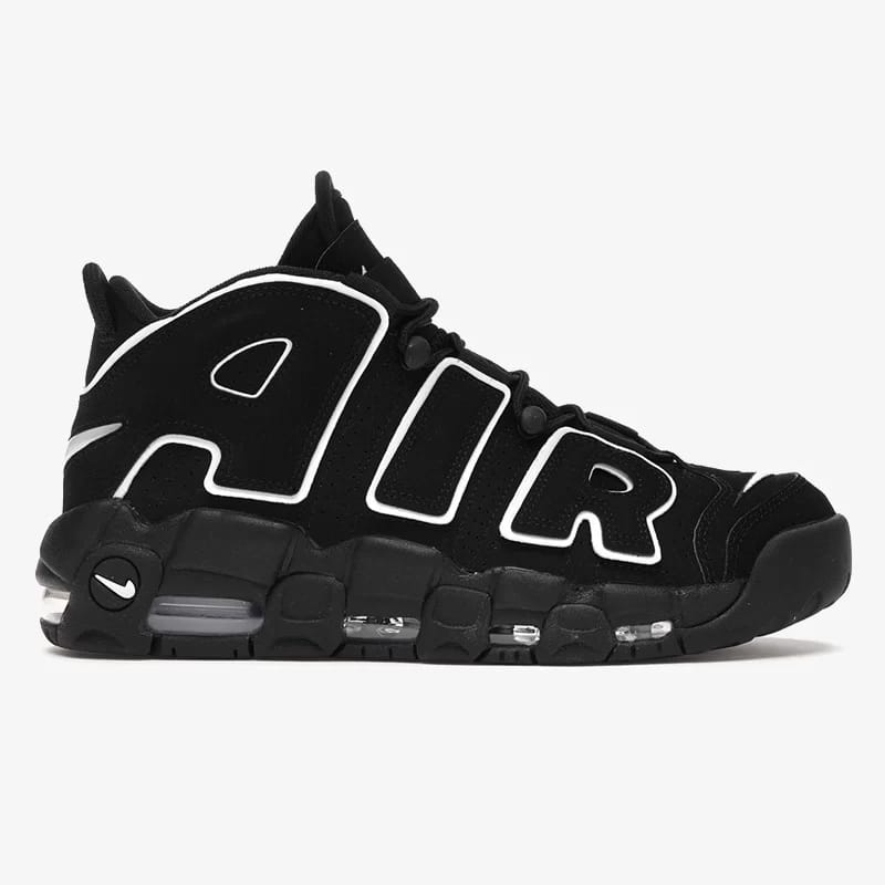 کتونی نایک ایر مور آپتمپو سفید مشکی Nike Air More Uptempo