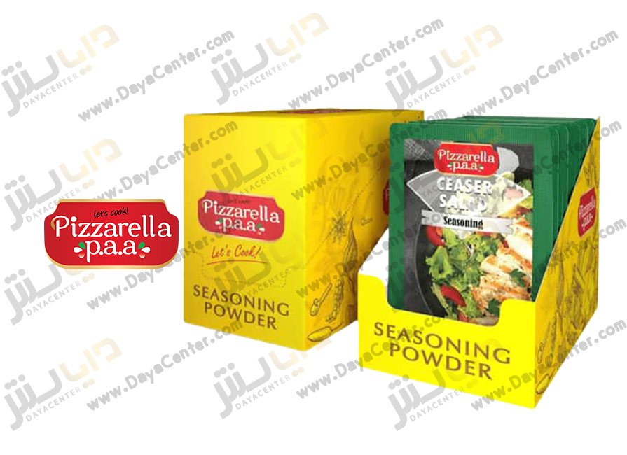ادویه سالاد سزار پیزارلا 60 گرمی پک 12 عددی