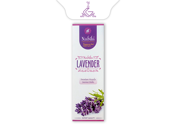 عود شاخه ای دست ساز لوندر اسطخودوس LAVENDER برند نابیلا NABILA