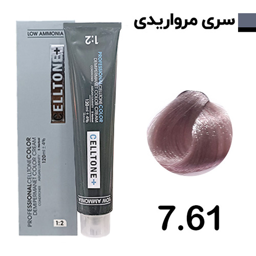 رنگ مو بلوند مرواریدی متوسط سلتون پلاس شماره 7.61