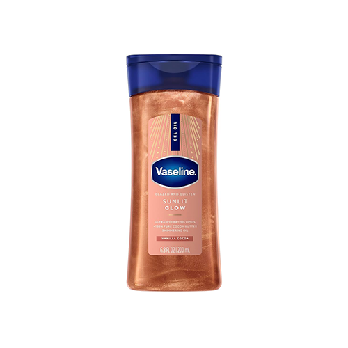 روغن بدن ژلی شاین دار مدل VANILLA GLOW وازلین 200 میلی لیتر