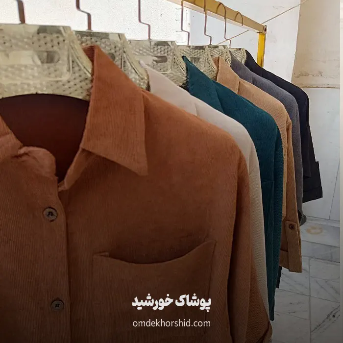 شومیز مخمل کبریتی
