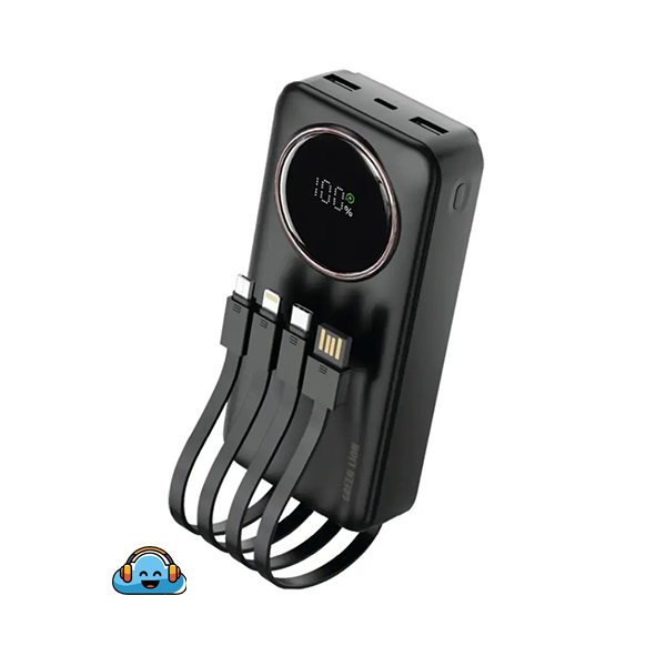 پاوربانک گرین مدل Power Pulse ظرفیت ۲۰ هزار میلی آمپر ساعت