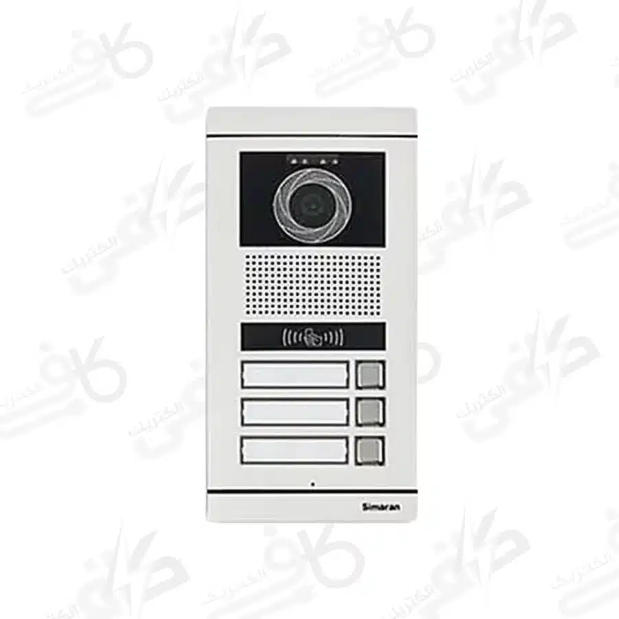 پنل آیفون تصویری سه واحدی مدل فرداد کارتی سیماران