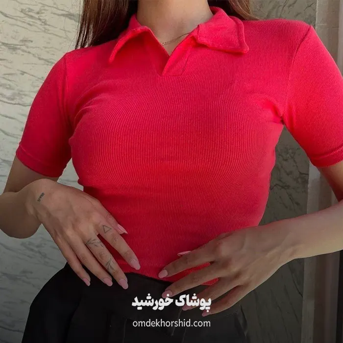 کراپ یقه مردانه کد 3