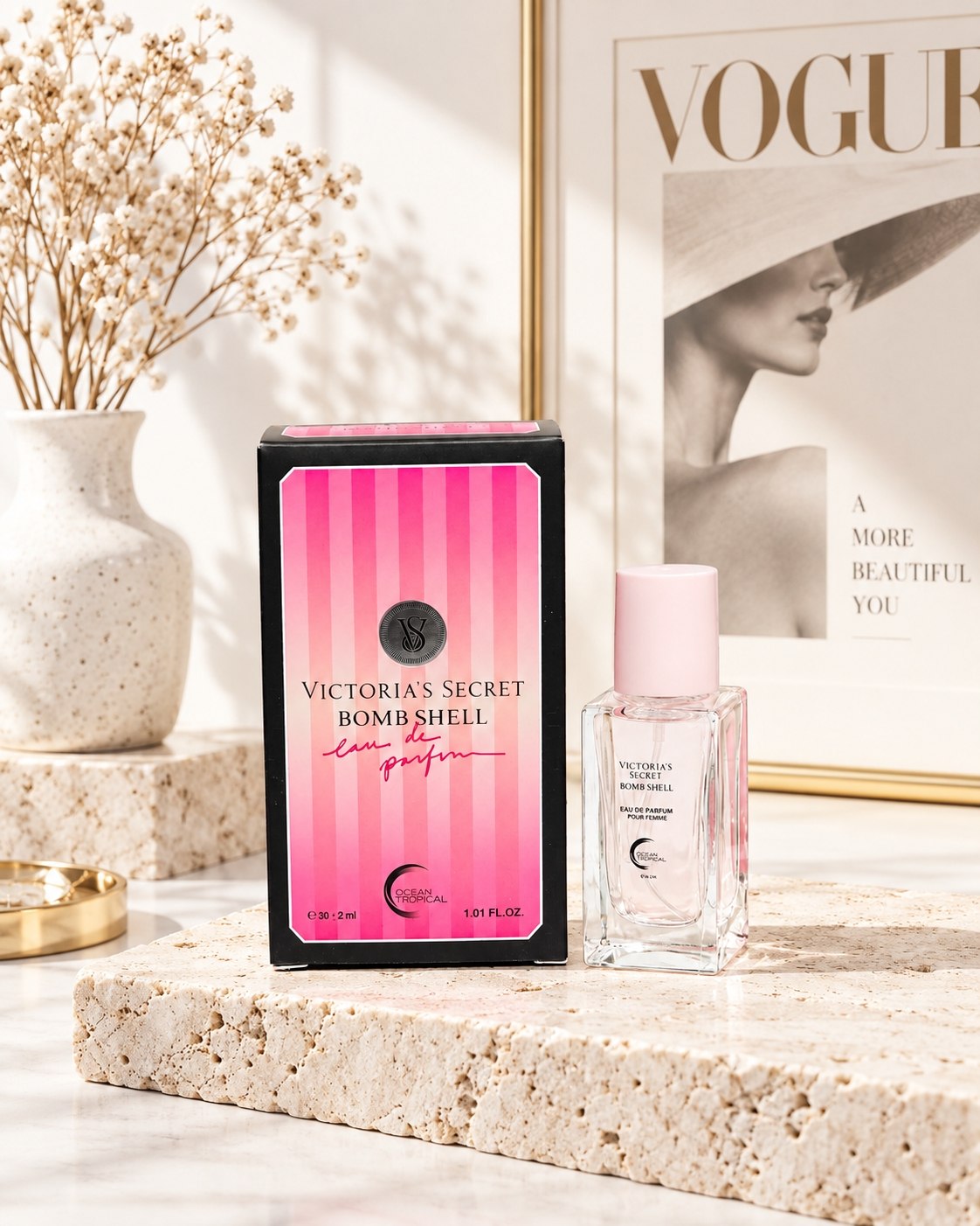 ادکلن Ocean Tropical | اوشن تاپیکال–رایحه:Bombshell | بامبشل حجم 30ml