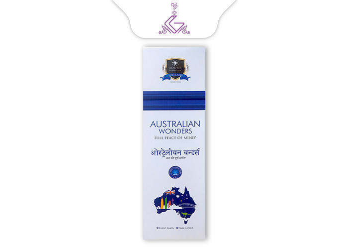 عود شاخه‌ای دست ساز 90گرمی عجایب استرالیا Australian Wonders برند آلاکیک ALAUKIK