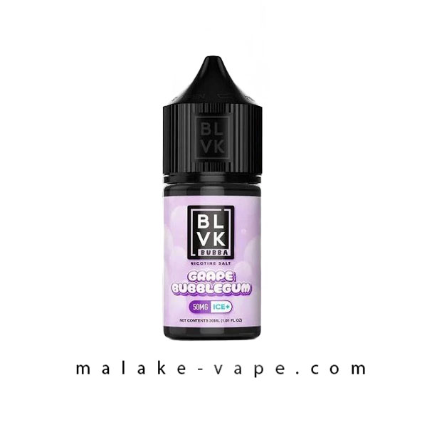 سالت آدامس انگور یخ بی ال وی کی (30میل) BLVK BUBBA GRAPE BUBBLEGUM ICE