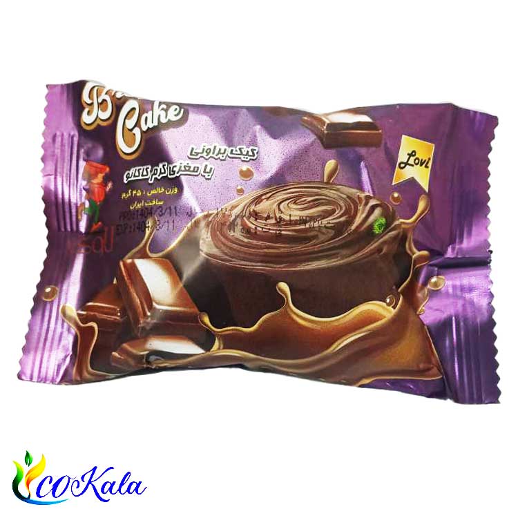 کیک براونی لاوی 45 گرمی 36 عددی