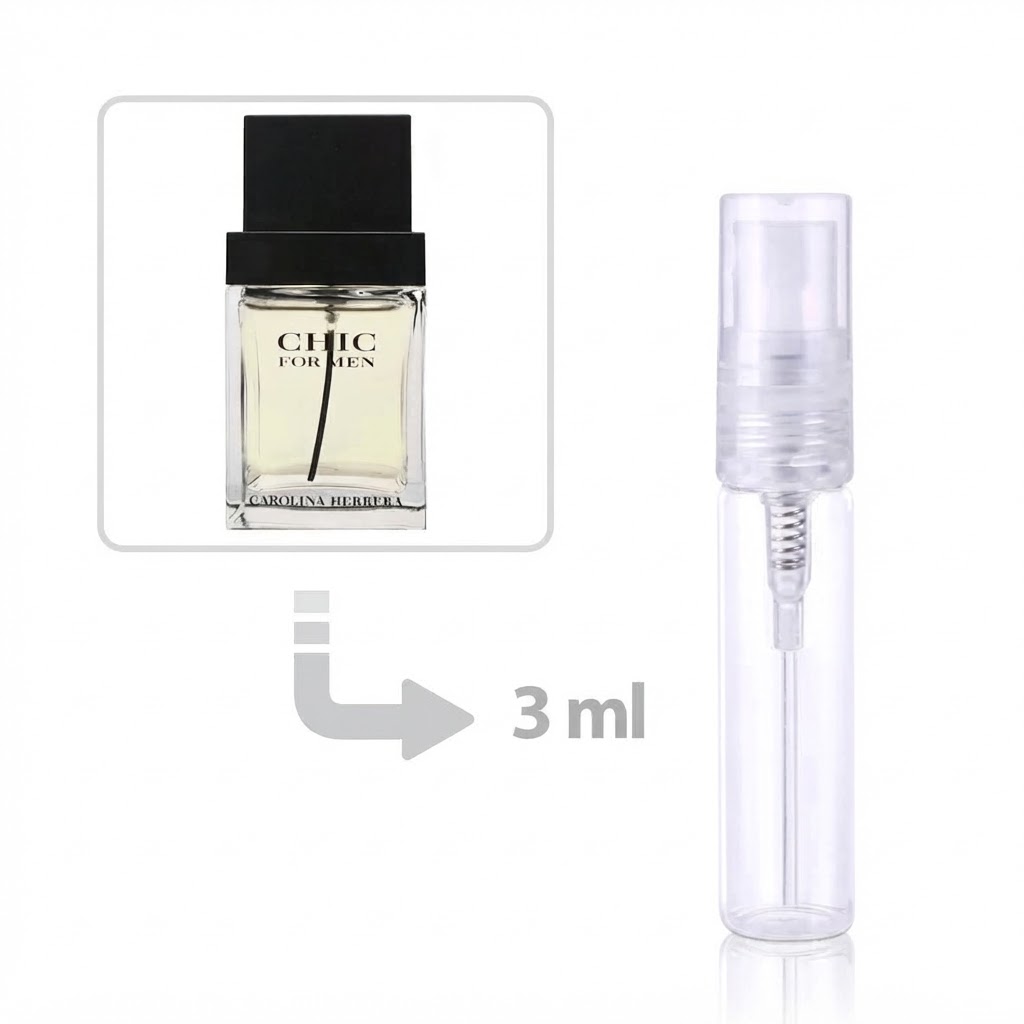 عطر و ادکلن کارولینا هررا شیک مردانه | Carolina Herrera Chic for Men - 3 میل