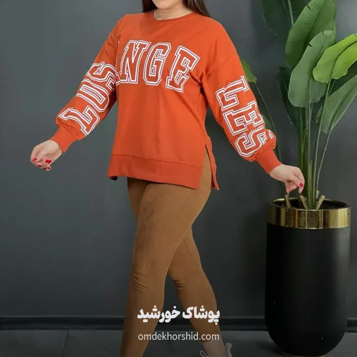 بلوز آستین چاپNGE
