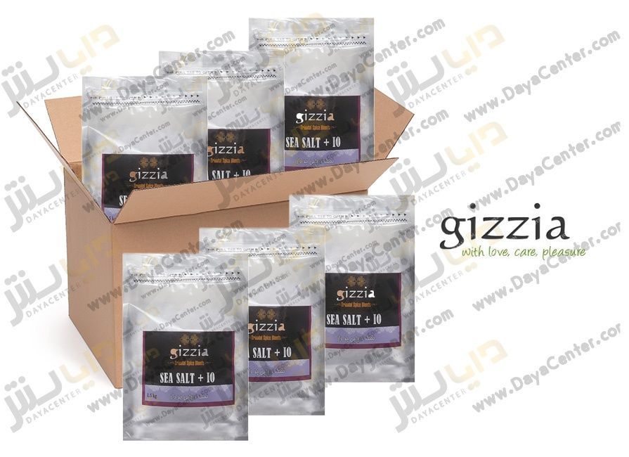نمک دریا گیزیا کارتن 8 عددی