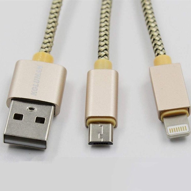 کابل شارژ پاوربانکی دو کاره KOLUMAN مدل KD-22