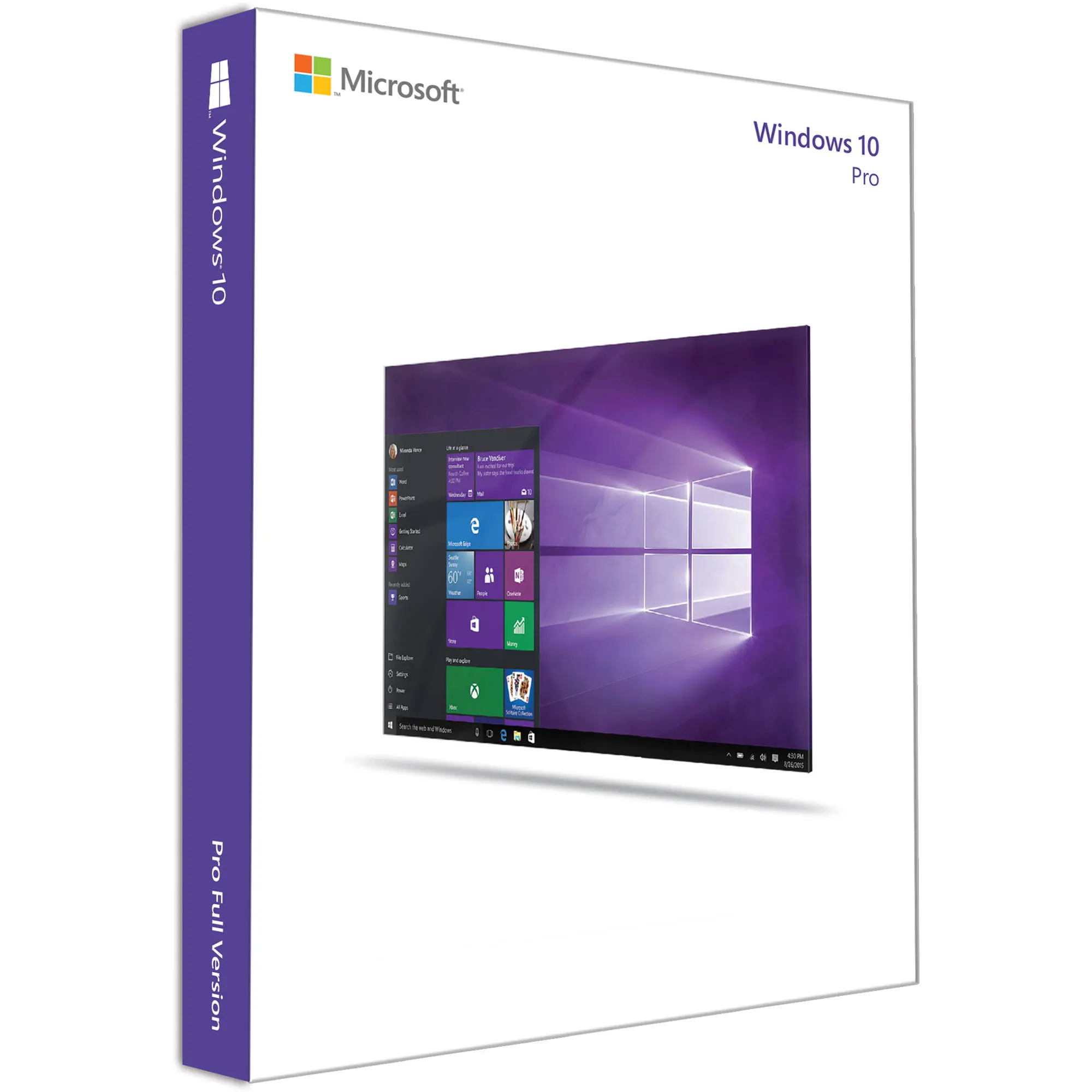 لایسنس اوریجینال ویندوز 10 نسخه پرو Windows 10 Pro همراه با پکیج و DVD نصب - نسخه فیزیکی شامل کلید فعالسازی و DVD