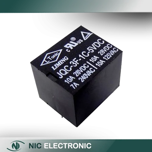 رله 5V پایه میلون T73 مارک LIMING کد JQC-3F-1C-5VDC