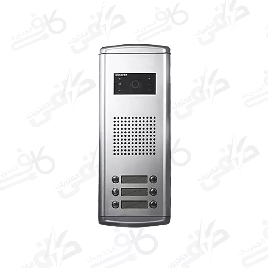 پنل آیفون تصویری شش واحدی فراز با سوئیچ سیماران مدلVFAC6D