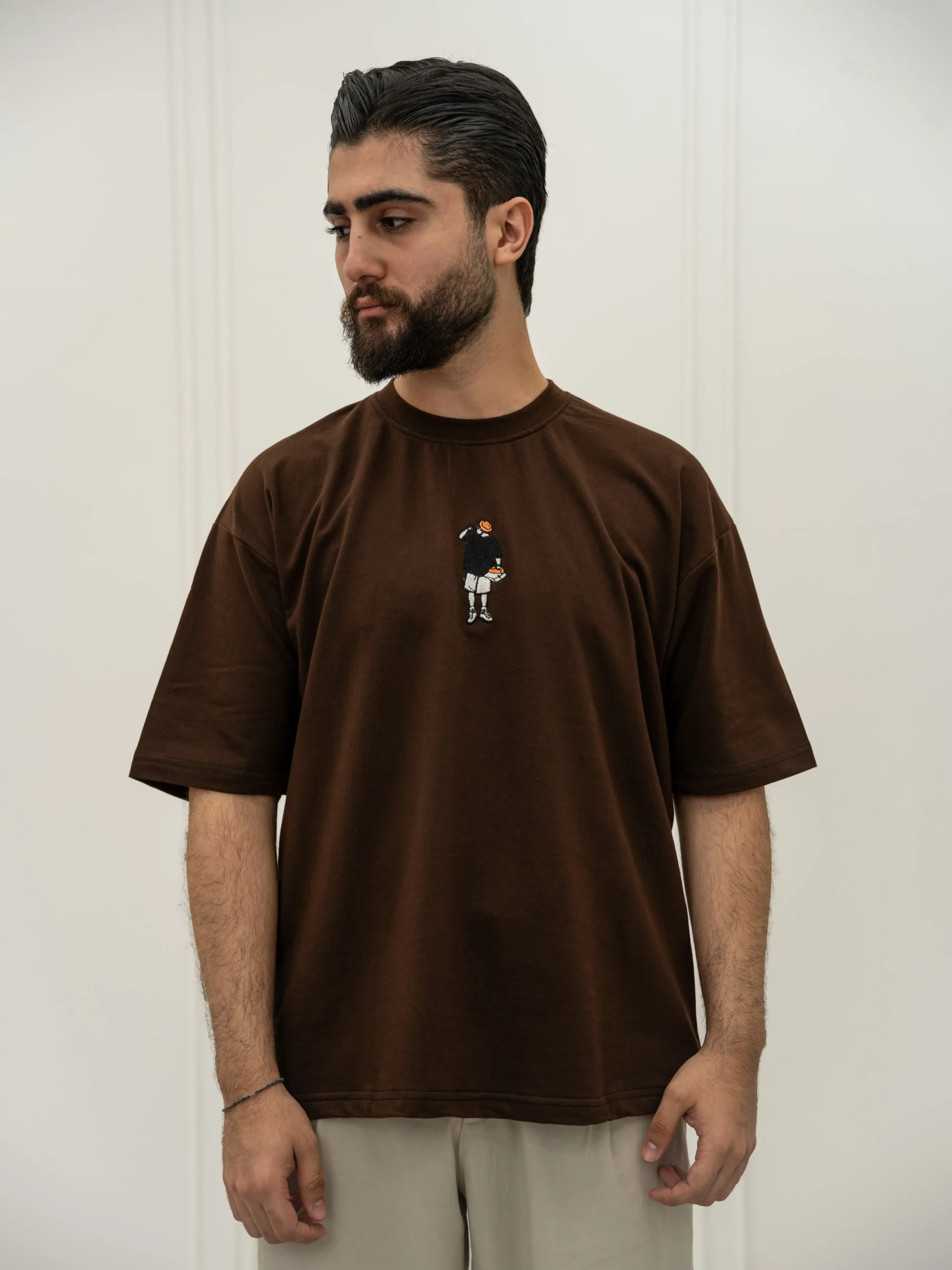 تیشرت مردانه طرح گلدوزی