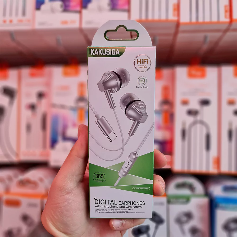 هندزفری سیمی TYPE-C کاکوسیگا(KAKUSIGA) مدل KSC1309