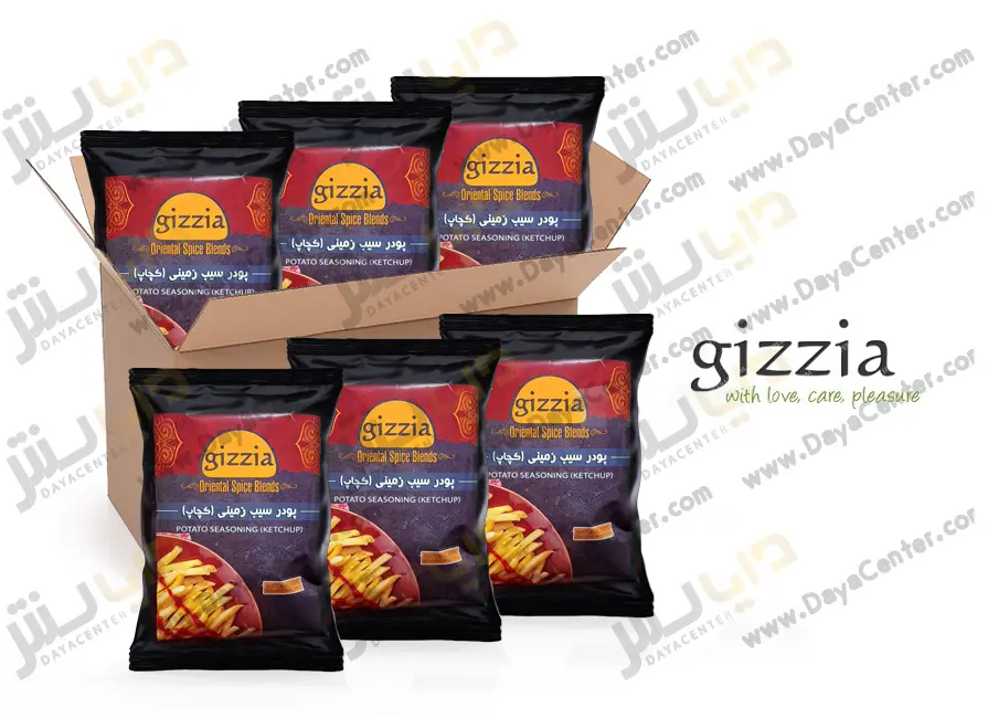 ادویه سیب زمینی کچاپ گیزیا کارتن 25 عددی