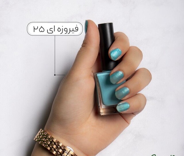 لاک نمازی نیکا (فیروزه ای کد 25)