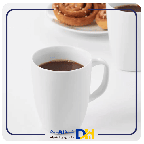 ماگ چینی سفید ایکیا
