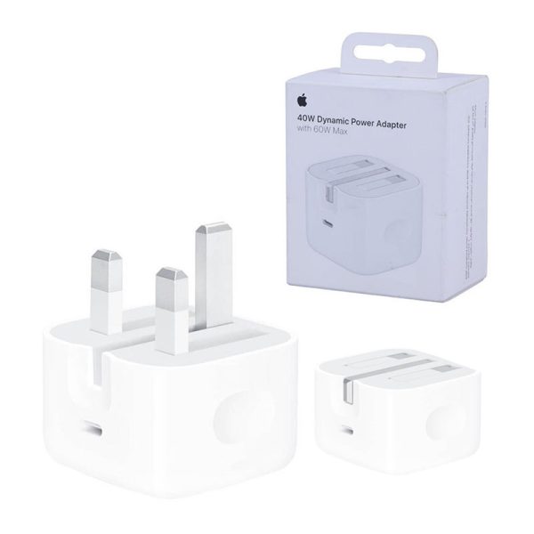 Dynamic Power Adapter | شارژر اصلی سه پین اپل 40W