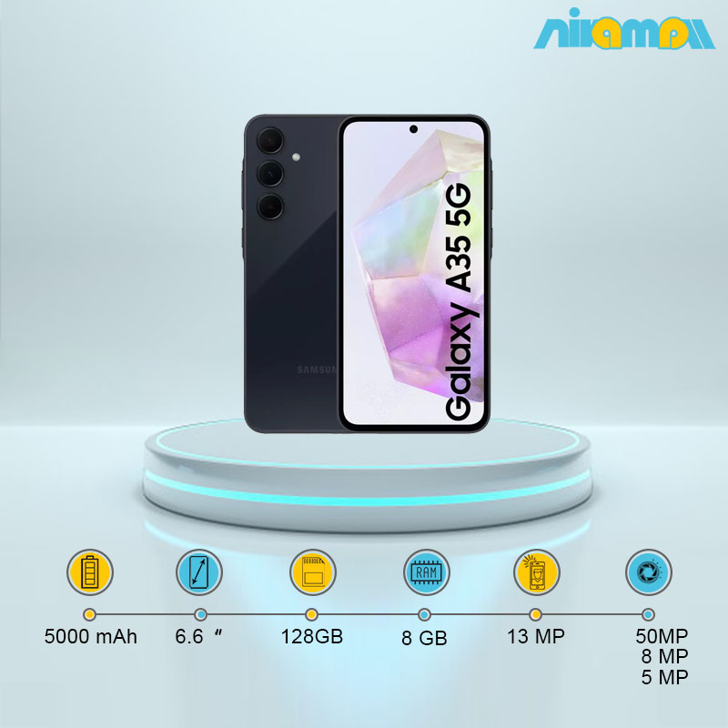 گوشی موبايل سامسونگ مدل(Galaxy A35(5G ظرفیت 128 گیگابایت رم 8 گیگابایت