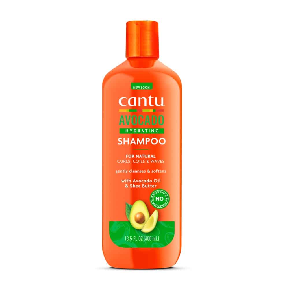 شامپو آبرسان آووکادو موهای فر و حالت دار کانتو Cantu Hydrating Avocado Shampoo With SheaButter For Curls,Coils,Wavy Hair