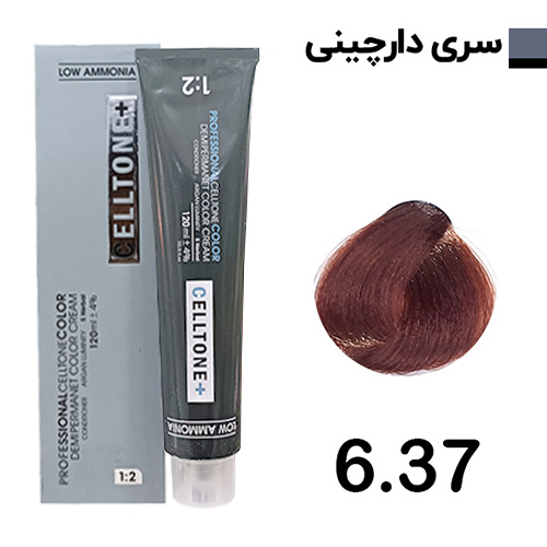 رنگ مو بلوند دارچینی تیره سلتون پلاس شماره 6.37