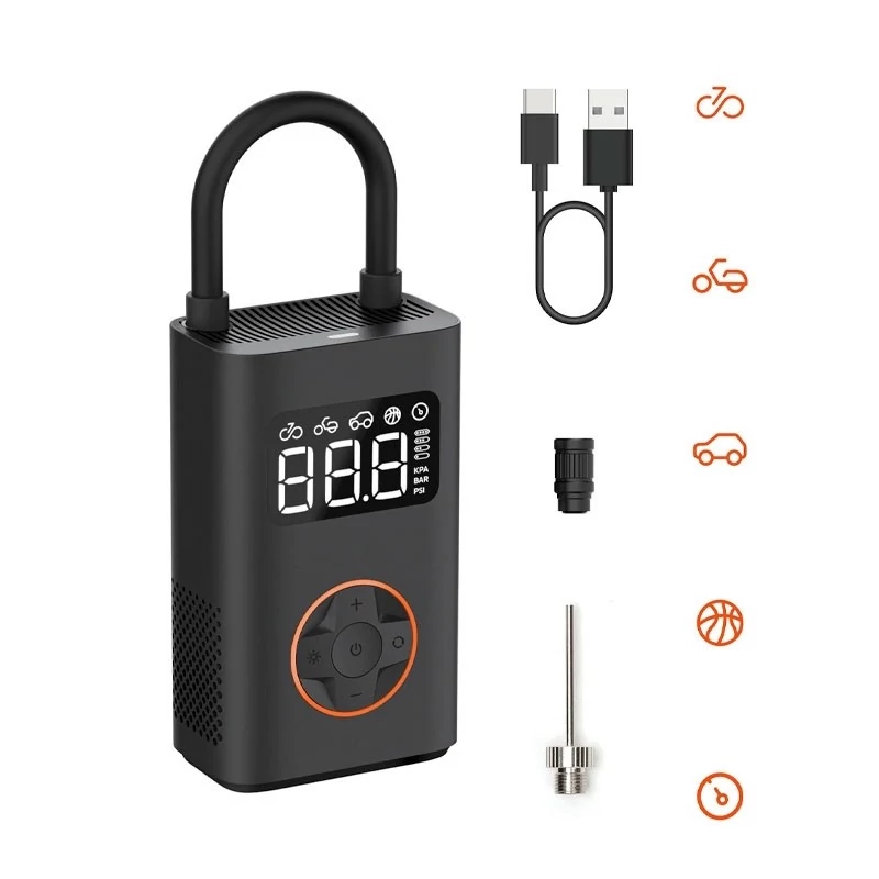 پمپ باد قابل حمل شیائومی Xiaomi QJCQBN3 Qicycle N3 Air Compressor (ارسال رایگان)