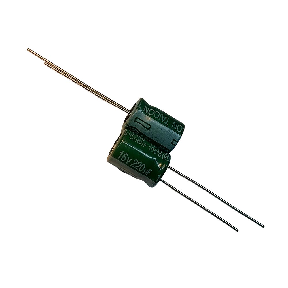 خازن الکترولیتی 220uF / 16V (HD)