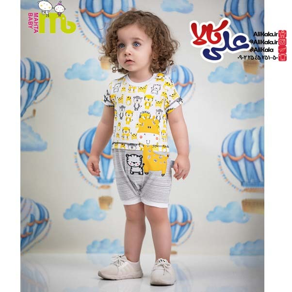 سرهمی طرح زرافه مهتا بیبی کد 1030