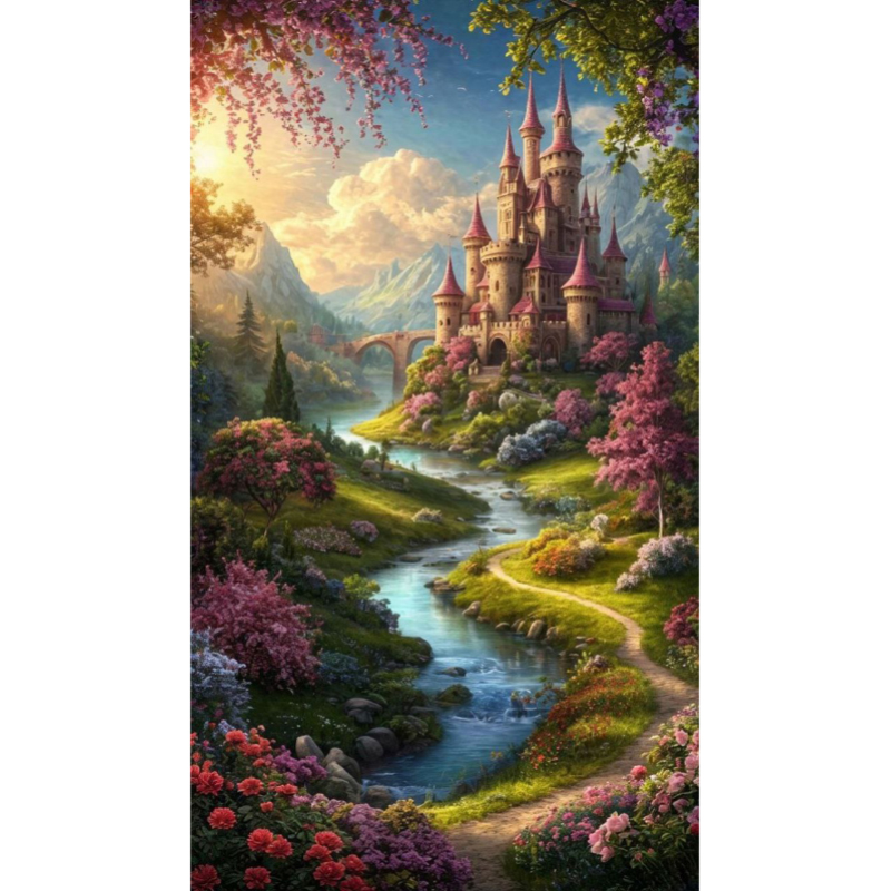 تابلو نقاشی الماسی بزرگسال کد 0151