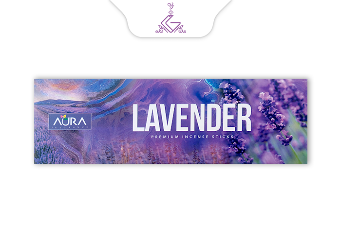 عود شاخه ای دست ساز لوندر اسطوخودوس LAVENDER برند آئورا AURA