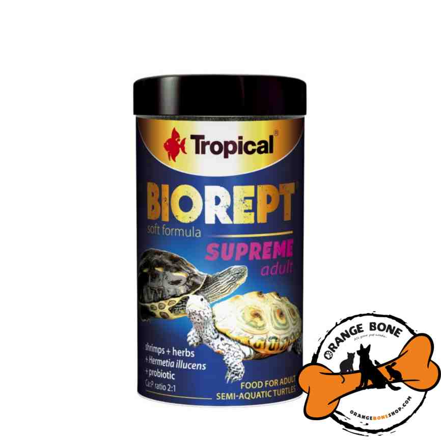 غذای لاک پشت تروپیکال مدل BioRept Supreme Adult (250میل)
