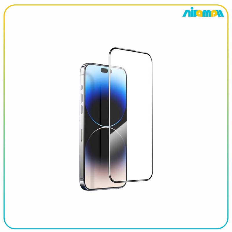 گلس گرین لاین مدل 3D Silicone HD مناسب برای گوشی موبایل iPhone 15 Pro
