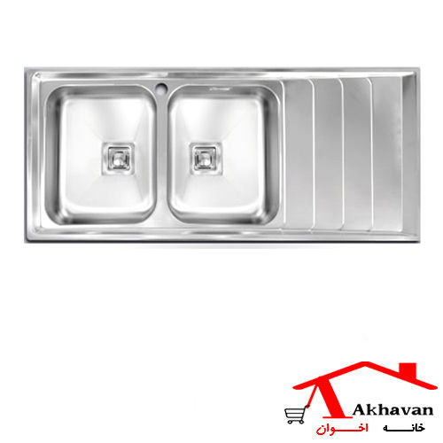 سینک ظرفشویی روکار کد 505S اخوان