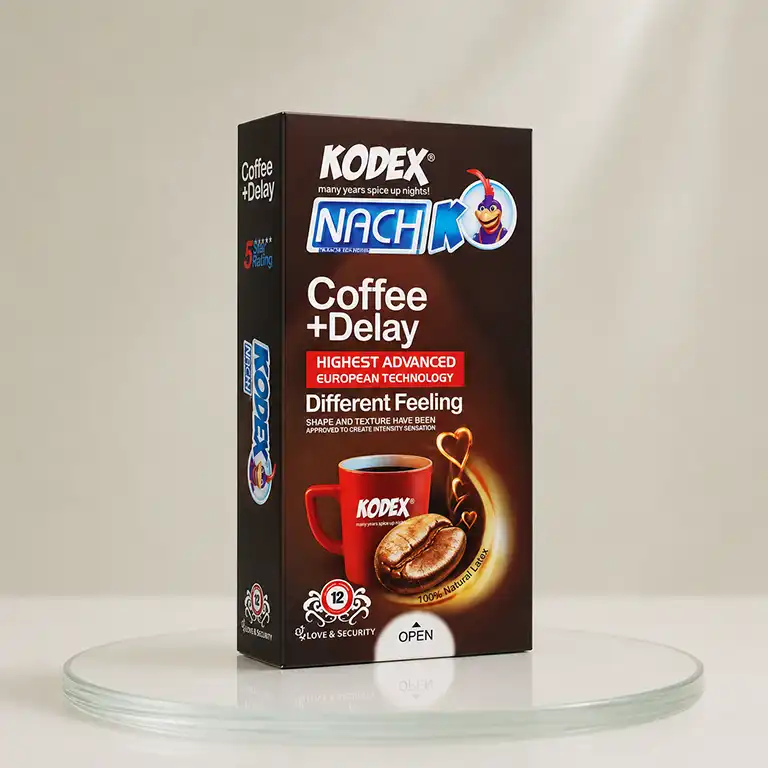 کاندوم ناچ کدکس مدل Coffee بسته 12 عددی