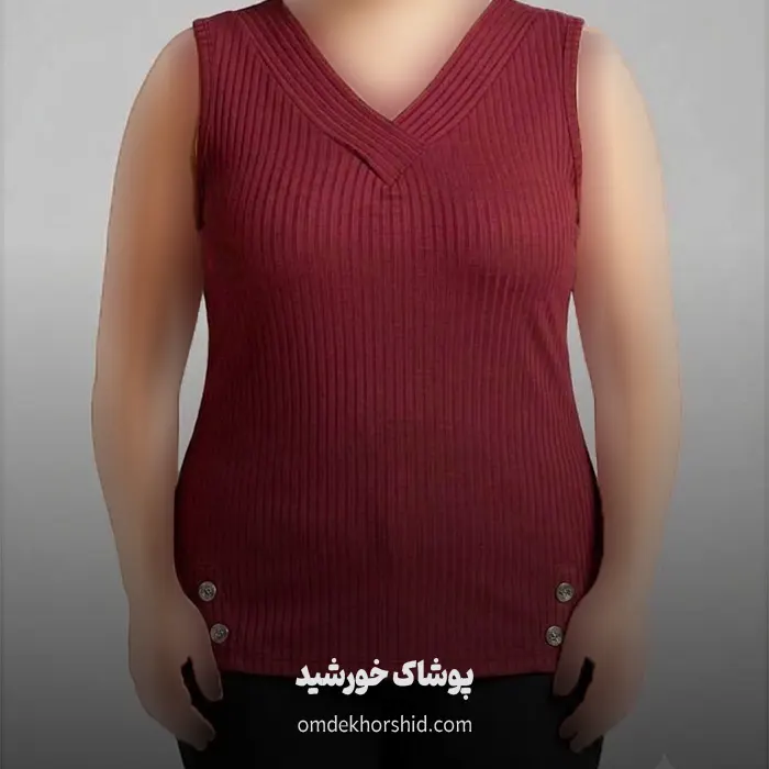 تاپ  بلند ‌ یقه هفت (کپی)