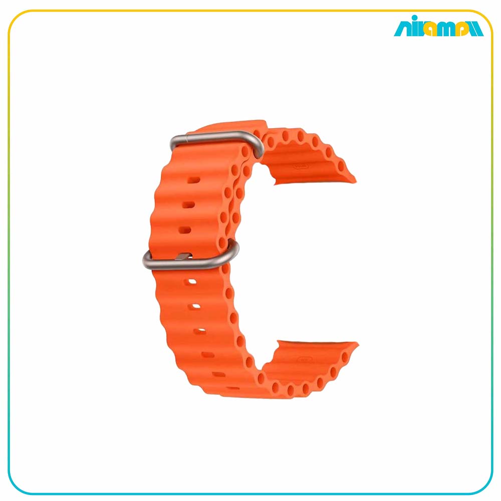 بند ساعت گرین لاین مدل Felex Silicone مناسب برای اپل واچ 42/44/45/49 میلی متری